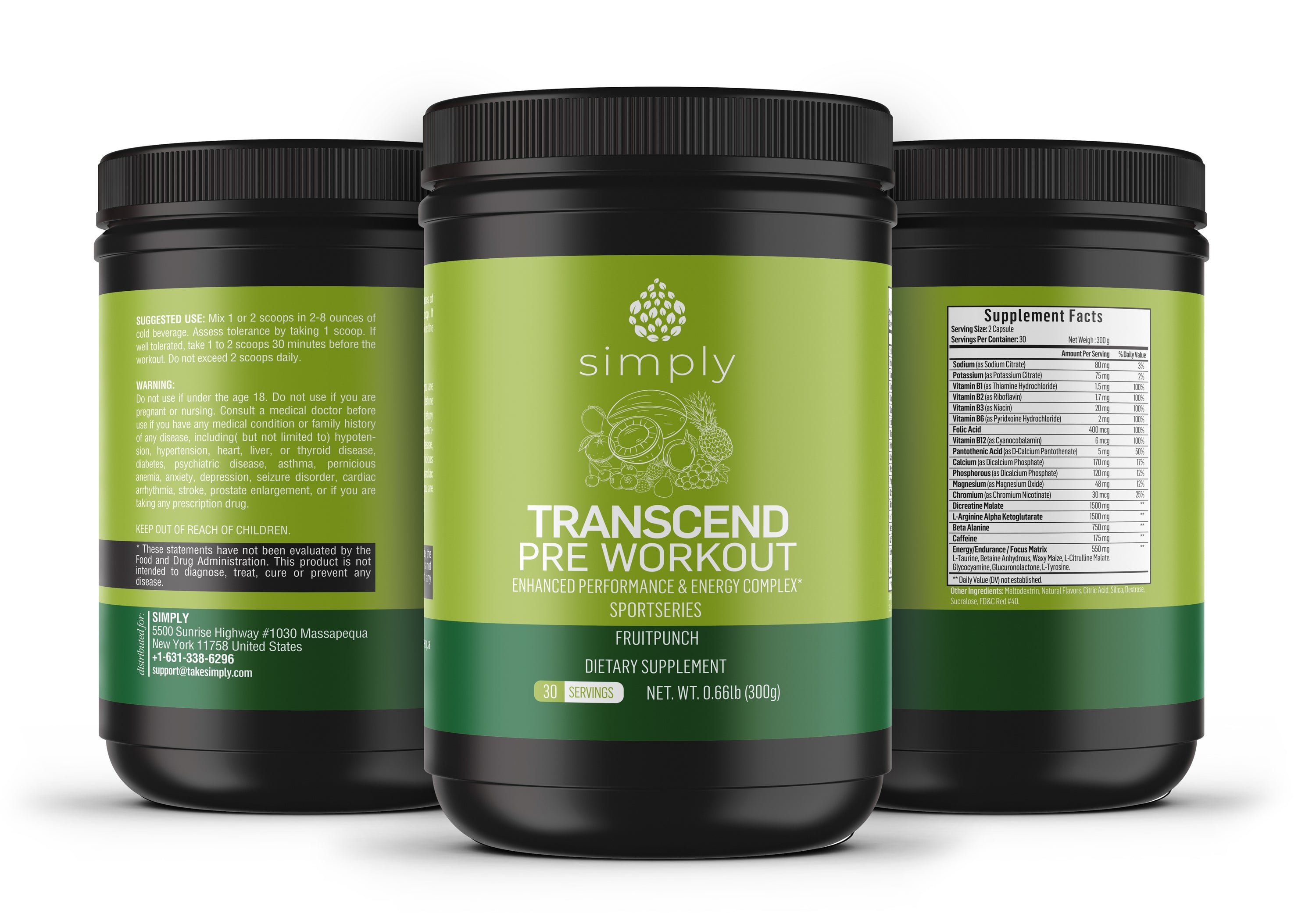 Bodybuilding Supplements: Transcend Pre Workout