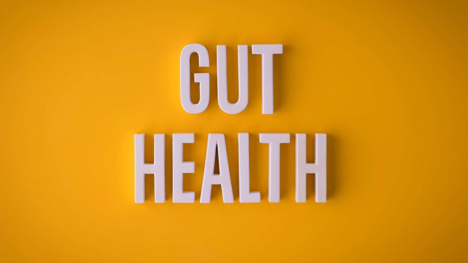 Gut Health lettering sign