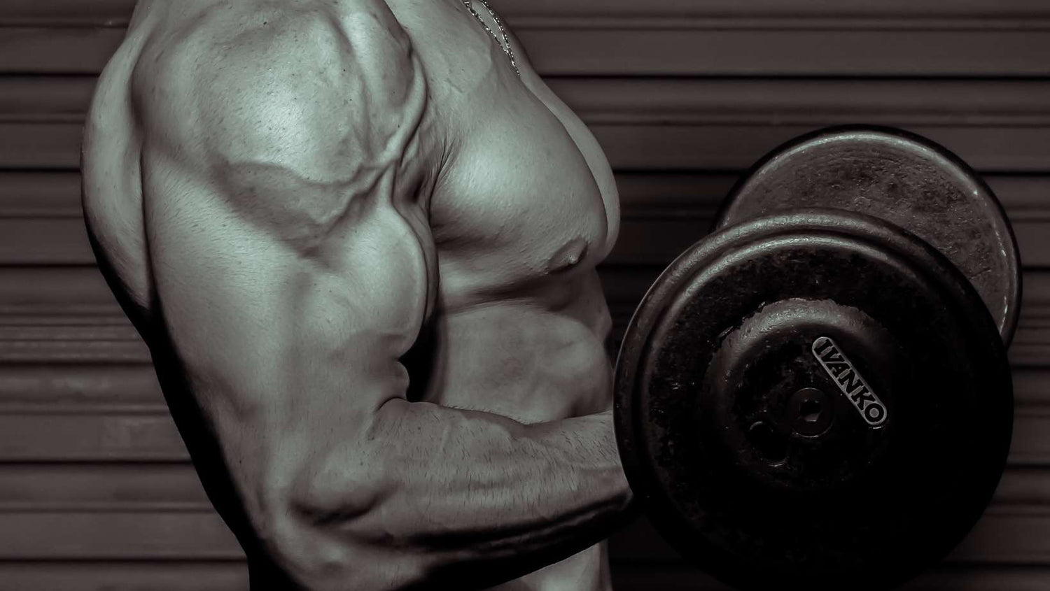 Person Lifting Dumbbell