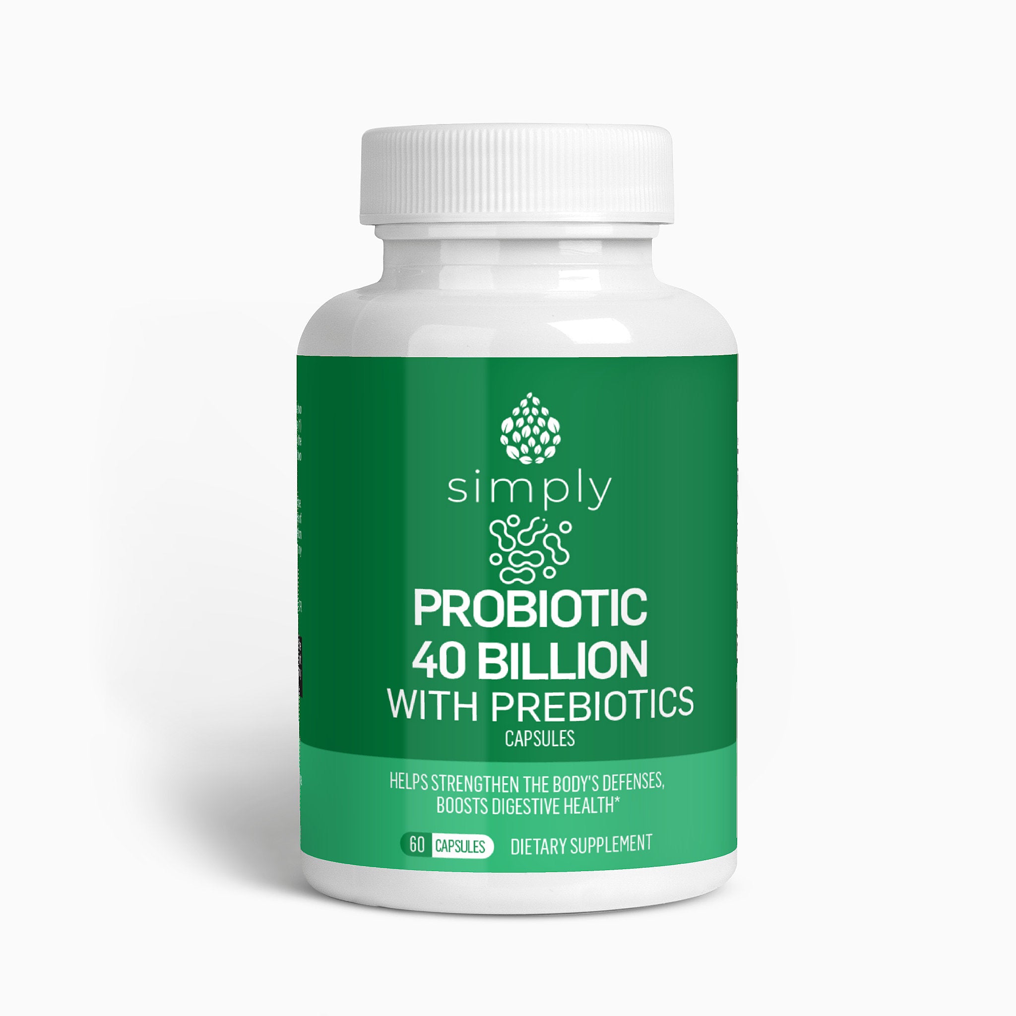 Probiotic 40 Billion with Prebiotics – Simply Supplements